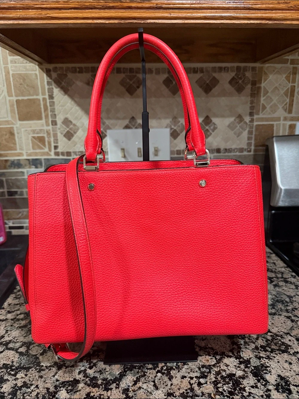 kate spade bright red